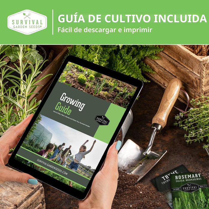 Raras semillas exóticas de vegetales y frutas para plantar – Paquete de 6 variedades