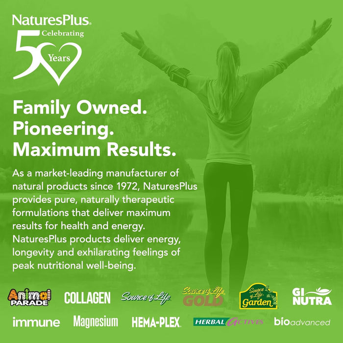 NaturesPlus Kelp-300 tabletas , 150 mcg de yodo - Fórmula antioxidante, Sin gluten