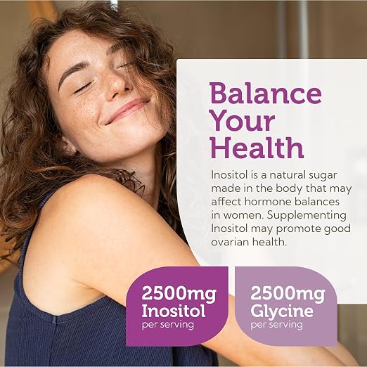Zahler Inositol en polvo - Apoyo para una mentalidad saludable y el sistema nervioso en mujeres