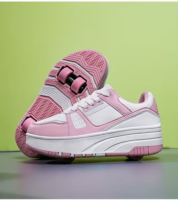 Zapatillas de Skate Versátiles para Patinaje al Aire Libre, de Ruedas Desmontables
