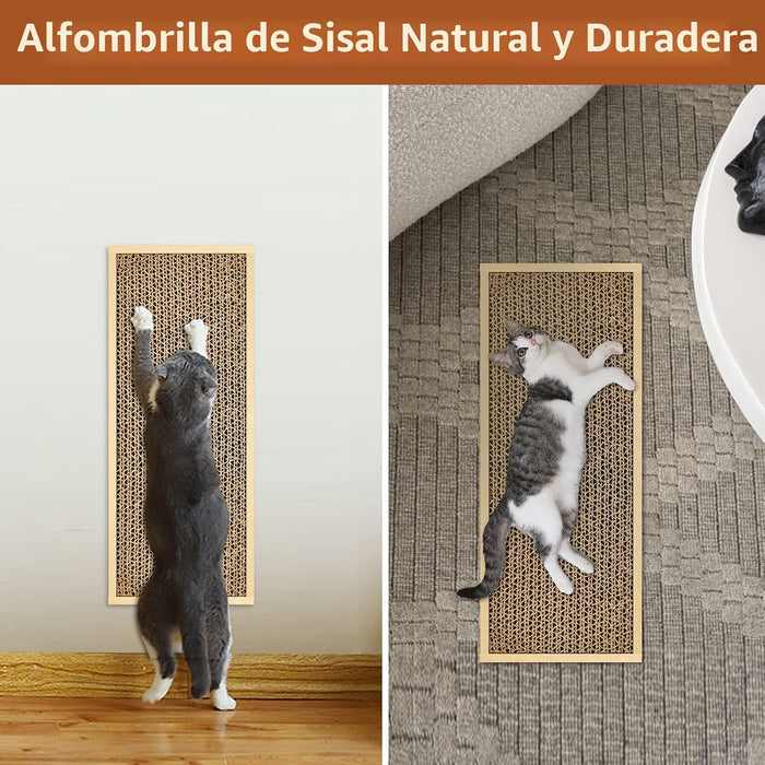 HappyFreeSX 2 Piezas de Almohadillas Rascadoras para Gatos con Empalme