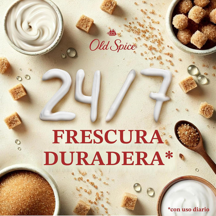 Old Spice Gentleman's Blend Gel de ducha exfoliante para hombre, azúcar moreno y manteca de cacao, 532 ml (18 fl oz)