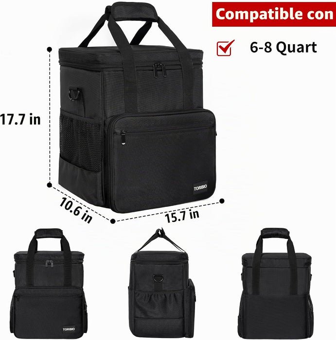 TORIBIO - Bolsa para batidora de pie compatible con mezcladores KitchenAid de 6/7/8 cuartos de galón