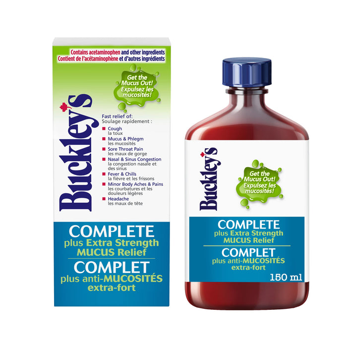 Buckley's Jarabe para la tos de alivio completo y extra fuerte de la mucosidad 150ml