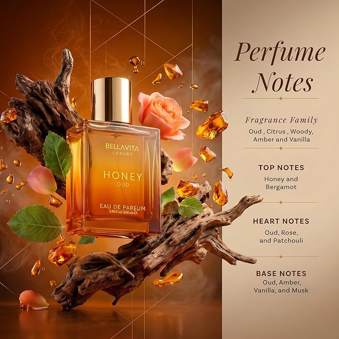 Perfume Bellavita Luxury Honey Oud Eau De Parfum 100 Ml