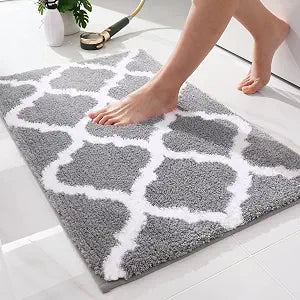 OLANLY Alfombras de baño de 24x16 pulgadas, alfombras de microfibra suaves y absorbentes
