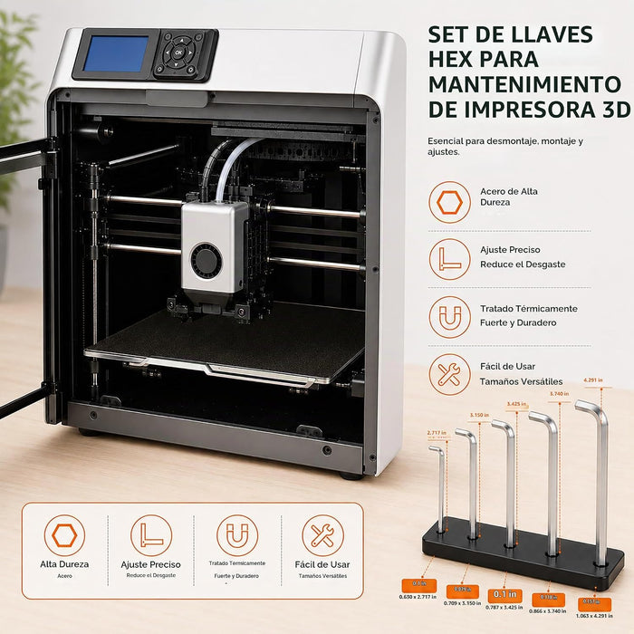 P1S 64PCS Kit de herramientas de impresora 3D para Bambu Lab P1S/P1P/X1/X1C