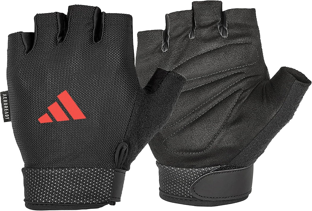 adidas Guantes esenciales de entrenamiento y levantamiento de pesas