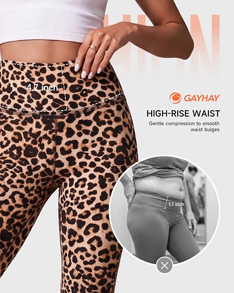 Leggings de cintura alta para mujer, suaves, opacos, ajustados, con control de abdomen