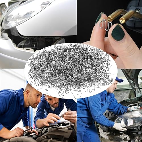 1000 PCS Grapas Onduladas Precortadas para reparación de Autos