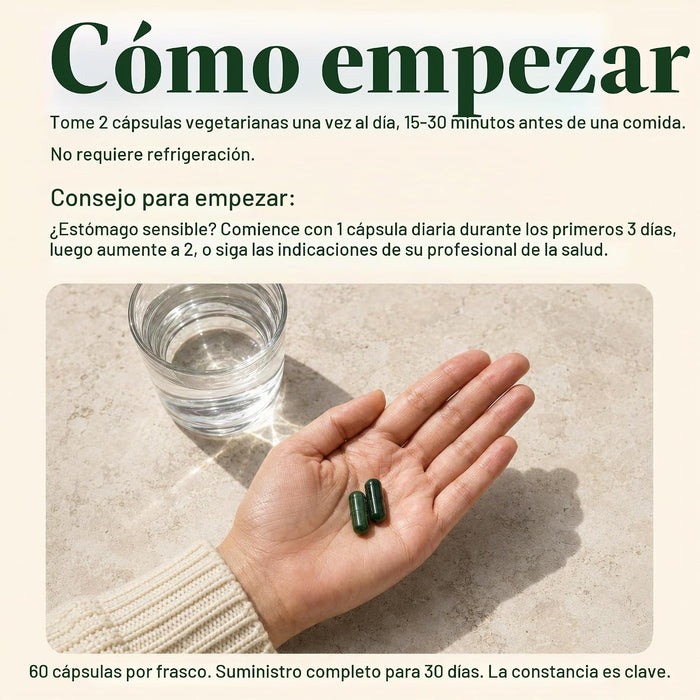 GLPLUS+ Suplemento GLP-1 para control de peso y supresor del apetito, 60ct