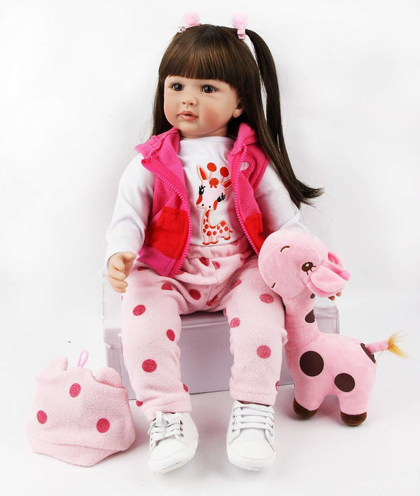Muñeca Reborn para Niñas de 22 Pulgadas de Silicona Suave