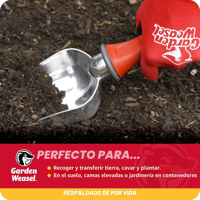 Pala de jardinería extragrande Garden Weasel para cavar la tierra y plantar.