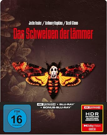 Das Schweigen der Lämmer - SteelBook limitado (4K Ultra HD+Blu-ray+Bonus-Blu-ray)