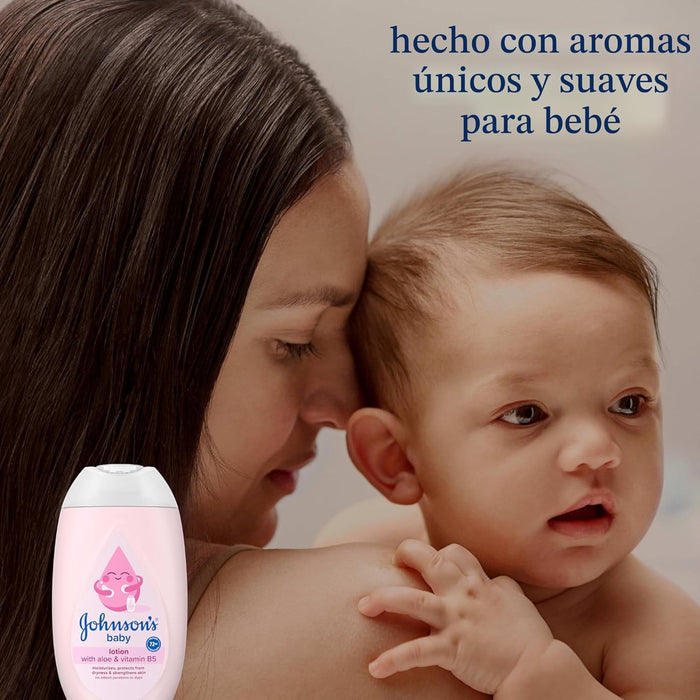 Johnson's Baby - Loción con aceite de coco, aloe vera y vitamina B5
