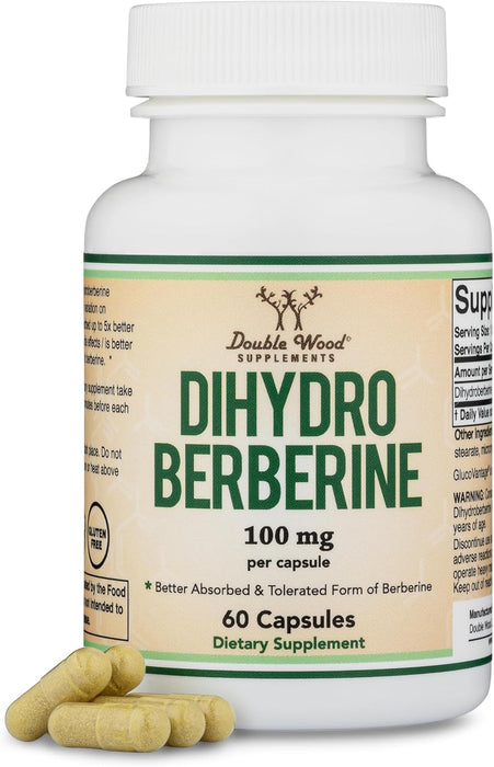 Suplemento de Dihidroberberina 100mg, 60 Cápsulas