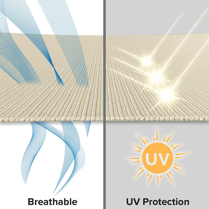 Vela de Sombra Solar Triangular, Bloqueo UV Toldo de Tela para Patio
