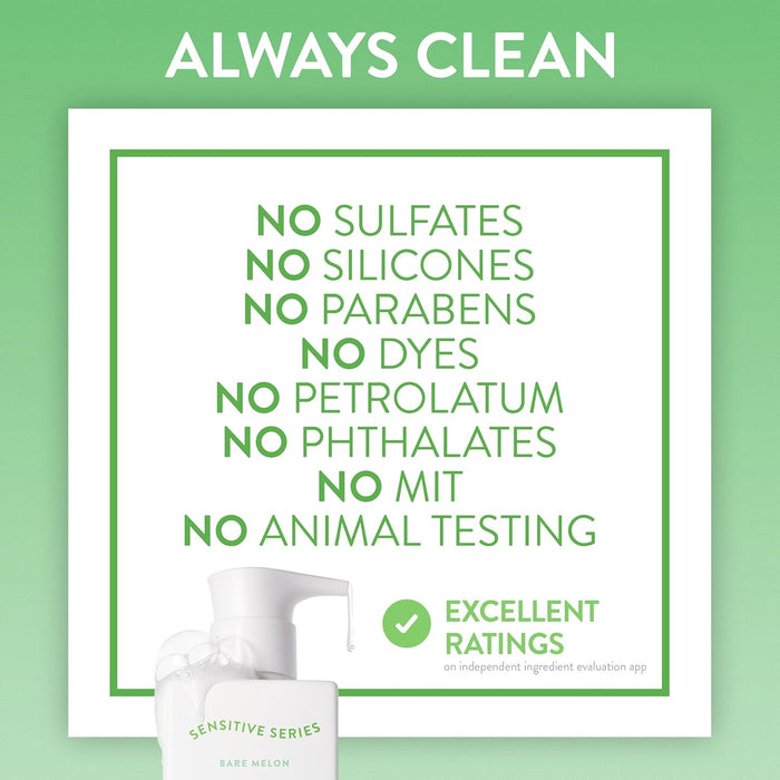 Native Acondicionador restaurador para cabello y cuero cabelludo combinado, melón desnudo 18OZ