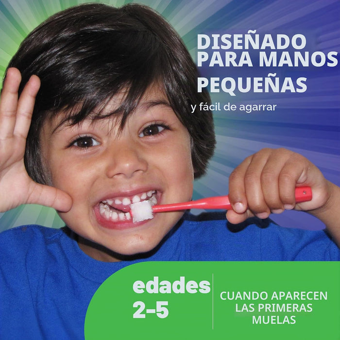 Brilliant Cepillo de dientes para niños Oral Care con cerdas suaves y cabeza redonda, para un niño