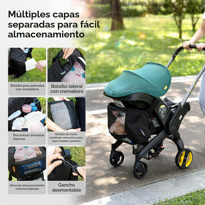 Bolsa de almacenamiento compatible con el cochecito de asiento de automóvil Doona, accesorios de cochecito