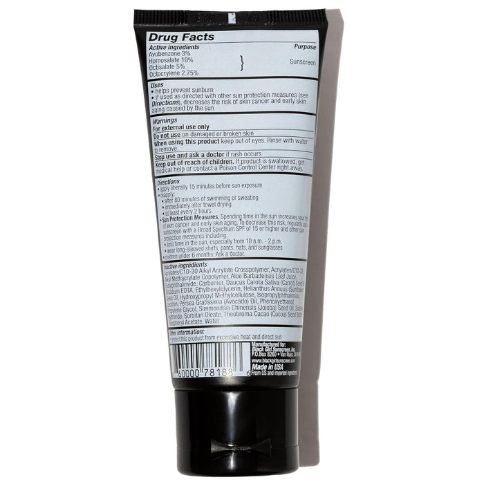 Black Girl Sunscreen - Loción hidratante de protección solar SPF 30