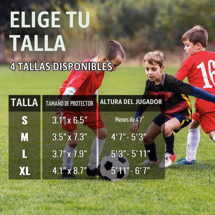 Northdeer Espinilleras de fútbol para niños y adultos