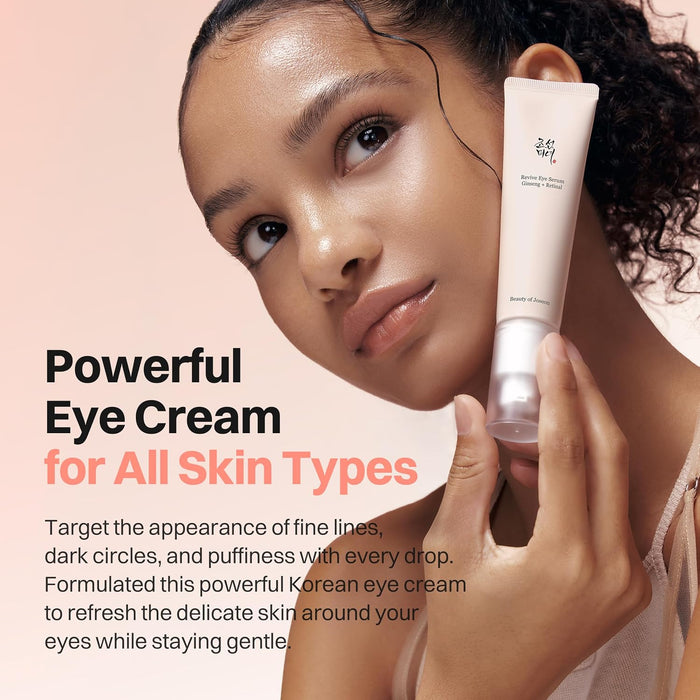 Beauty of Joseon Sérum contorno de ojos Revive: Ginseng + Retinal, 30 ml