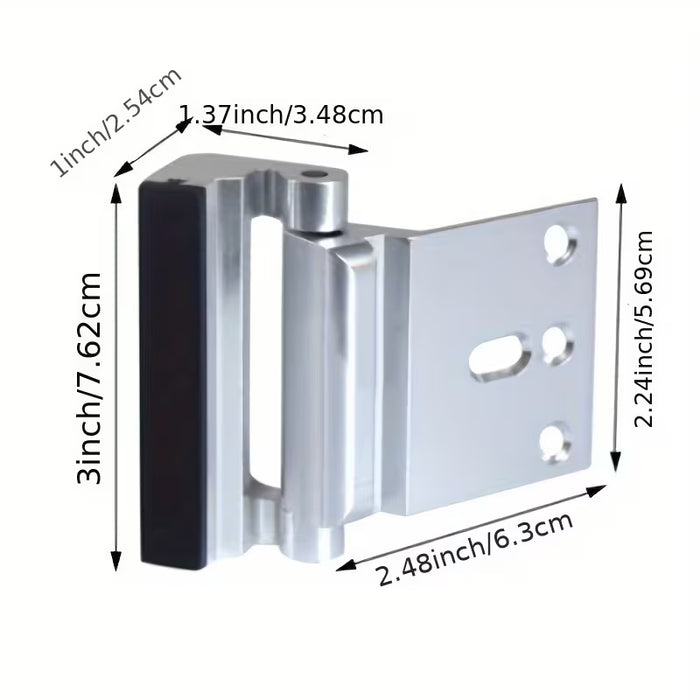 1pc Cerradura de Seguridad para Puerta, Cerradura Antirrobo, Gancho de Puerta Fácil