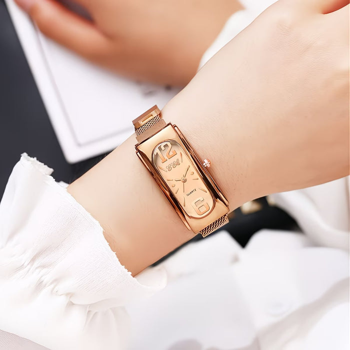 Reloj de pulsera de cuarzo de moda moderno y exquisito