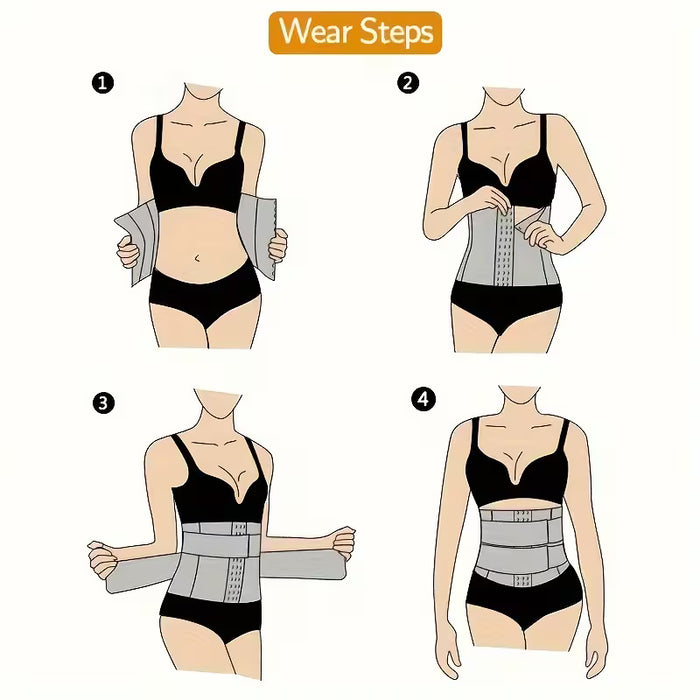Corset de entrenamiento de cintura para mujer para moldear y, cinturón abdominal