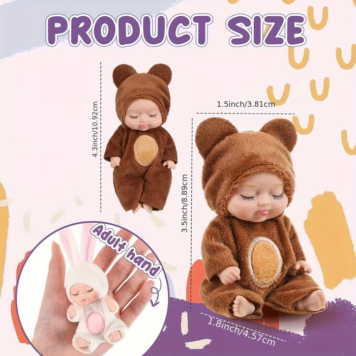6pcs muñecas Bebé, Muñecas de Hadas Estilo Jungla
