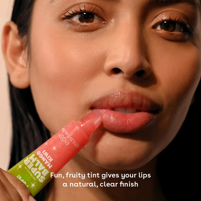 eos 24H Moisture Super Balm - Mango Kiwi, Mascarilla Labial Nocturna de Edición Limitada