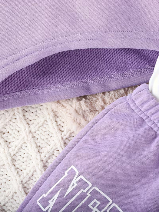 Conjunto de tres piezas para bebé niña de otoño e invierno
