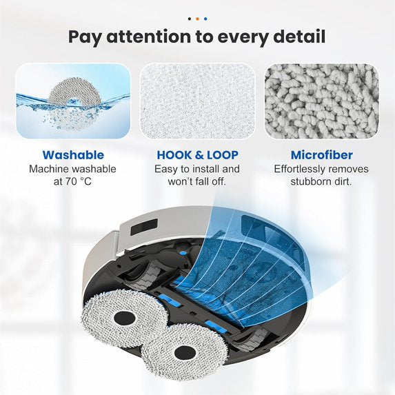 Kit de accesorios de 22 piezas compatible con las aspiradoras Ecovacs Deebot T30S, T30S Pro, T30S AI y T30S AI Care.