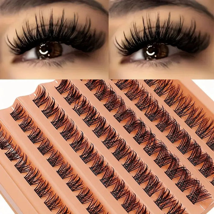 84 racimos pestañas falsas esbeltas 8 a 16mm - Quierox - Tienda Online
