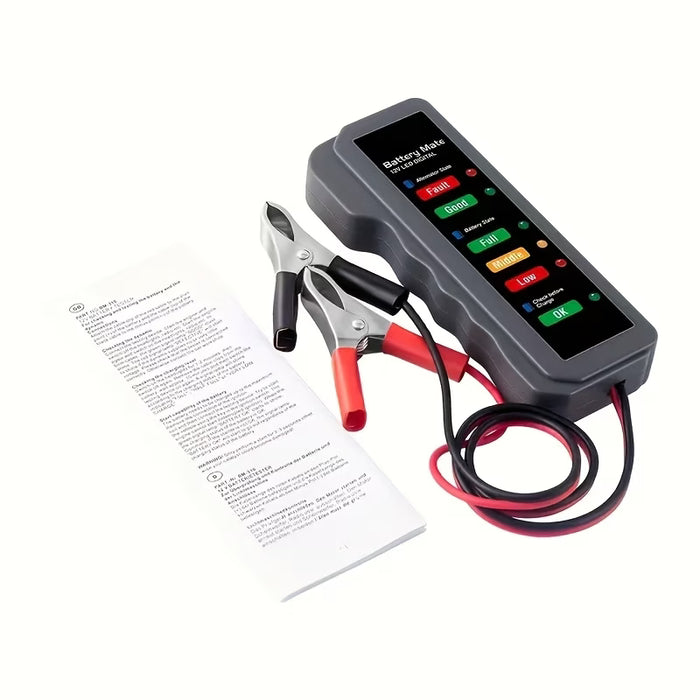 Probador de Batería de Coche de 12V y Detector de Generador