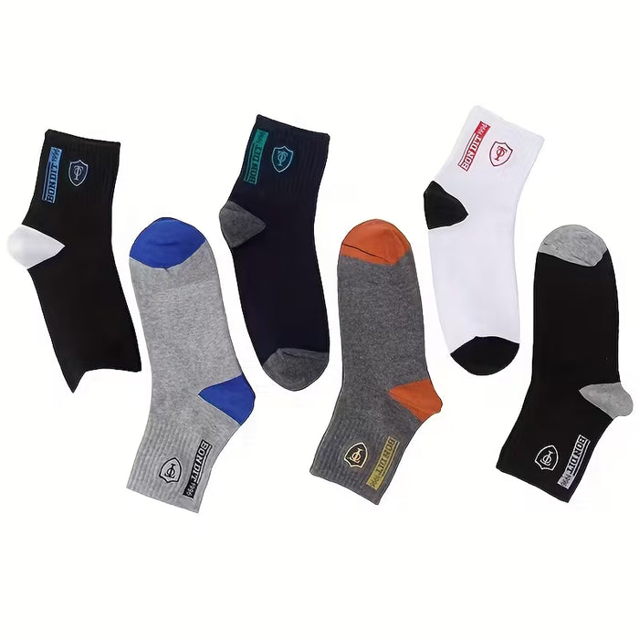 5 pares de calcetines deportivos casuales para hombre