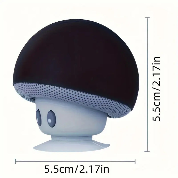 1pc Altavoz sin varillas Portátil con Cabeza de Hongo Pequeño y Lindo