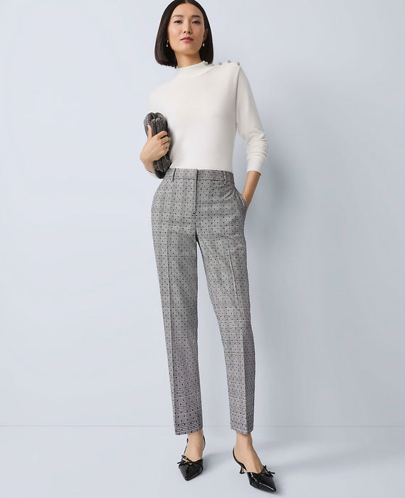 ANN TAYLOR Jersey de cuello alto con botones
