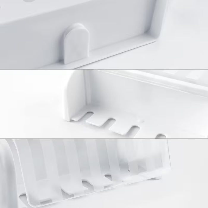 Porta Cepillos de Dientes Autoadhesivo Sin Taladro con Tapa
