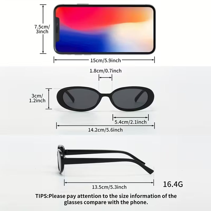 Set de Gafas de Moda Mixtas para Hombre y Mujer, 8 piezas