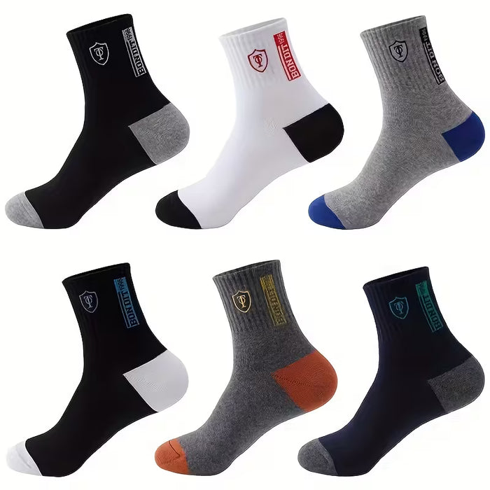 5 pares de calcetines deportivos casuales para hombre