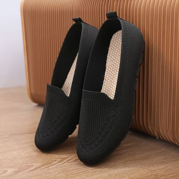 Zapatillas Casuales para Mujer, Zapatos sin Cordones - Diseño Plano Fácil de Poner y Quitar
