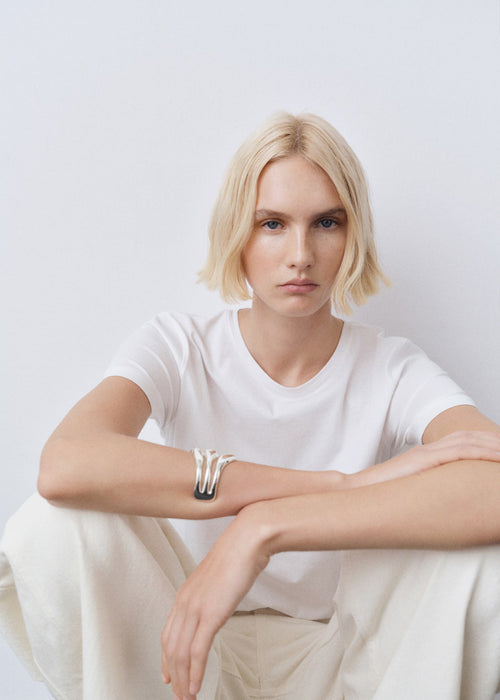 MANGO Camiseta de algodón de manga corta