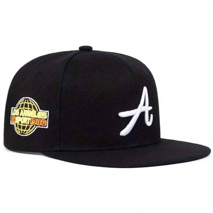 Gorra de béisbol ajustable y casual para hombre con letra A