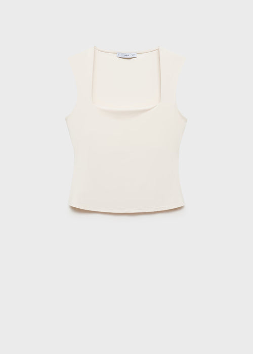 Top tirantes escote cuadrado