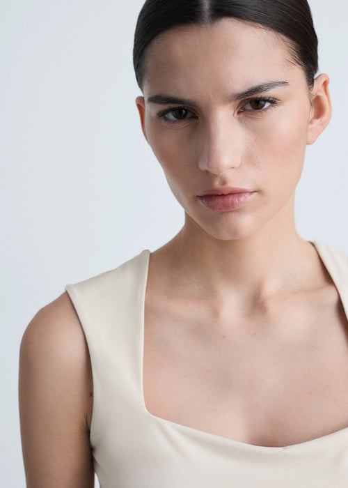 Top tirantes escote cuadrado