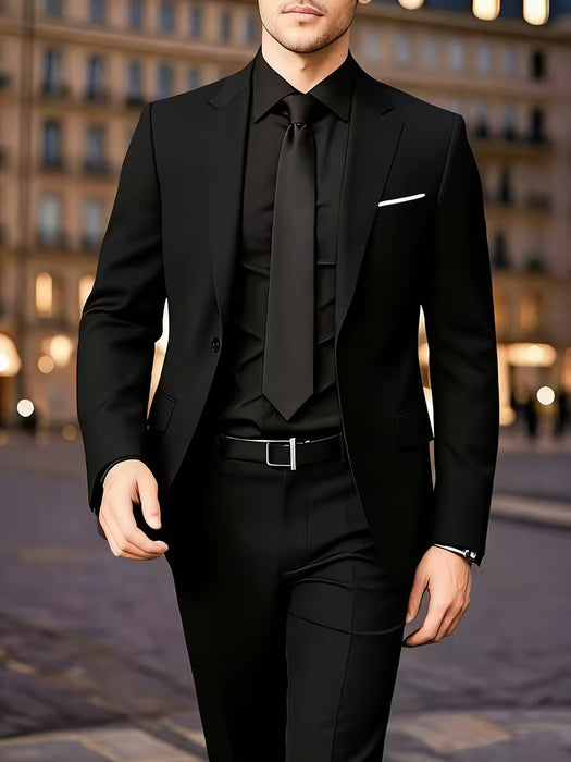Traje de Hombre de Dos Botones - Conjunto de 2 Piezas
