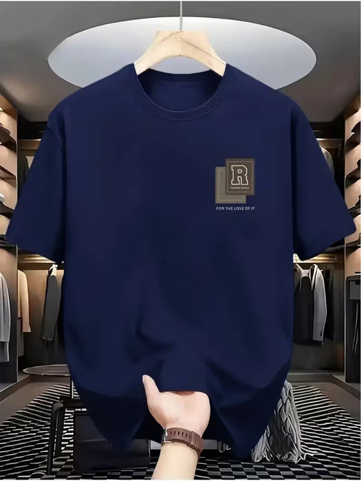 Camiseta de hombre con estampado de moda de verano