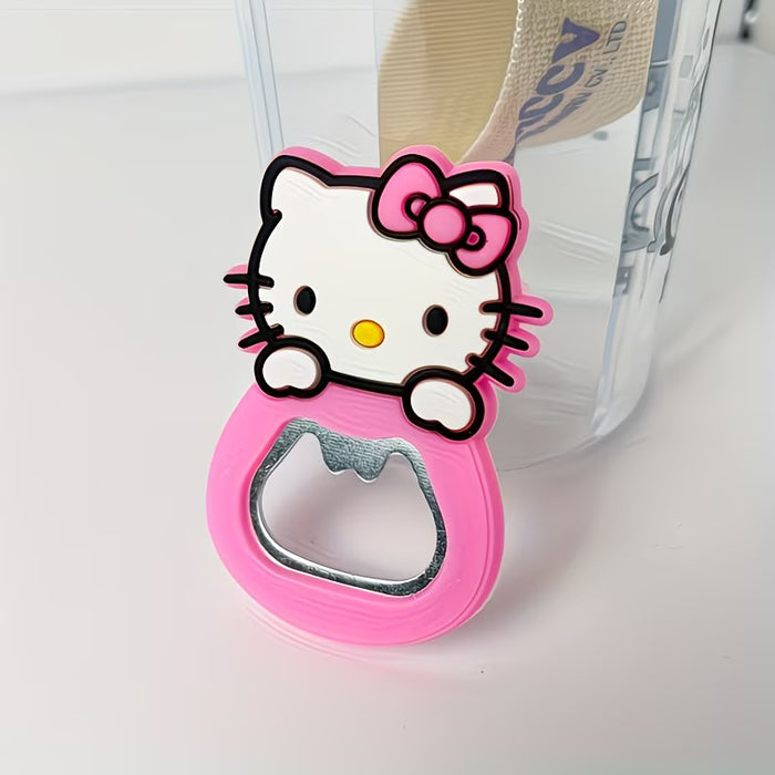 1pc Abrebotellas Sanrio, diseño de dibujos animados lindo para abrir cerveza y bebidas